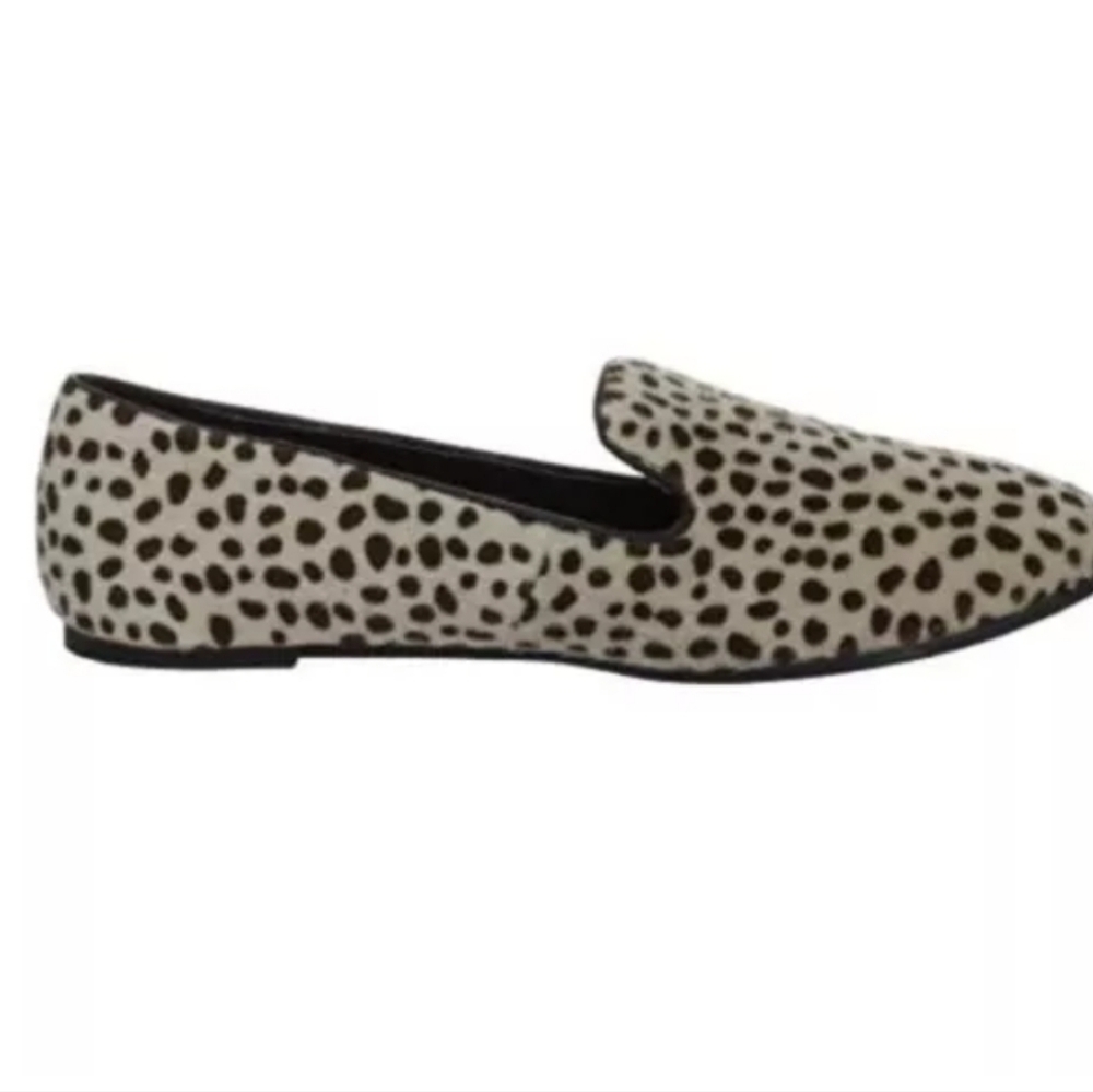 BootsiTootsi Shimmer Leopard Print flats Size 8